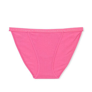 🌻🌻🆕 Victoria's Secret Cotton String Bikini Panty, Small - Hollywood Pink
